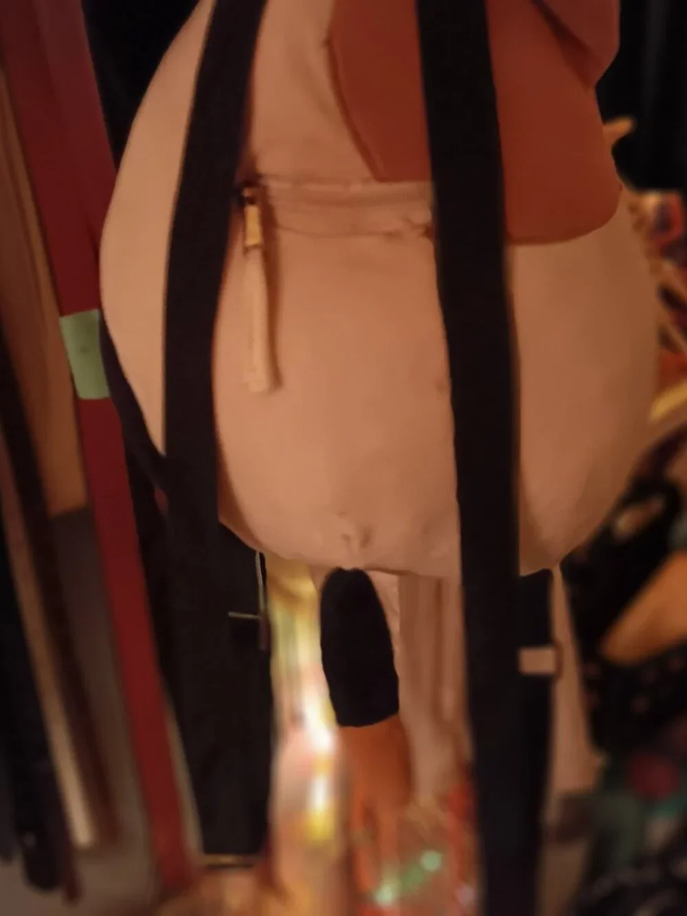 Squishmellows backpack with zipper pouch in back